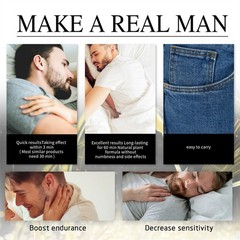 3PCS Male Delay Spray 60 Minutes Long Delay Ejaculation Enlargement Sex Products