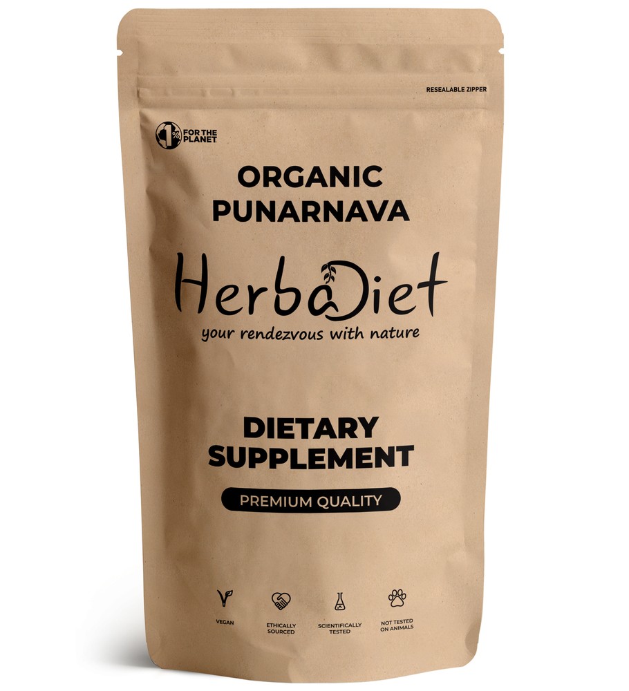 USDA Organic Punarnava Root Powder Boerhavia Diffusa Kidney Liver Tonic Non-GMO