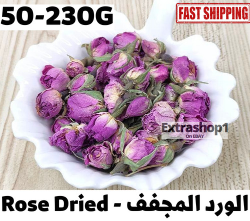 Red Rose Dried Fresh Flower Buds Floral Herbal Organic 50-230G الورد المجفف
