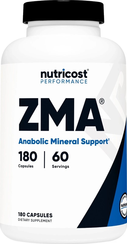 Nutricost ZMA 490mg, 180 Capsules – Gluten Free, Non-GMO