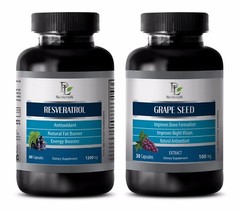 Weight loss appetite suppressant – RESVERATROL – GRAPE SEED EXTRACT COMBO – diet