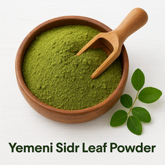 Yemeni Sidr Powder 50–500g | Pure Sidr Leaf for Hair, Skin Cleanser سدر يمني نقي