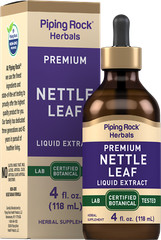 Nettle Leaf Extract | 4 fl oz | Premium Liquid | Alcohol Free | by Piping Rock