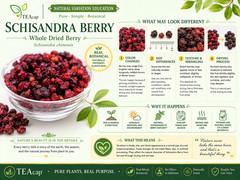 Schisandra Berry Herb Organic | Whole Wu Wei Zi 1oz/4oz/8oz Natural