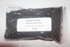 1 oz. Ginger Peach Loose Leaf Tea (Camellia sinensis)