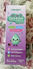 21 in 1 Para Cleanse & Gut Health Drops – Wormwood, Black Walnut, Chlorella
