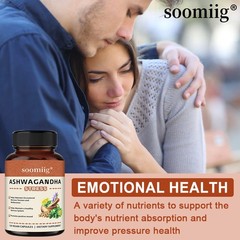 Ashwagandha For Stress Calming Vegan Caps Helps Maintain Healthy Nervous System