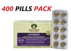 4 x Livomap Maharishi Ayurveda (400 Tabs) ayurvedic free shipping