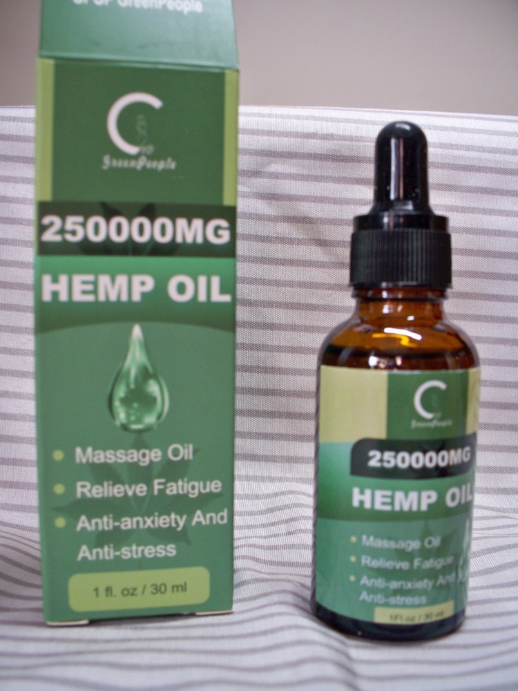 HEMP OIL DROPS 250000 mg Brand GREEN PEOPLE