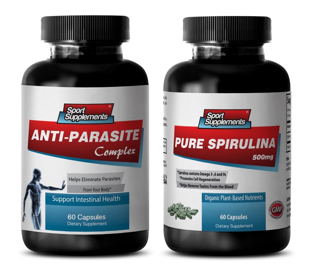 immune essentials – ANTIPARASITE – SPIRULINA COMBO 2B – black walnut and wormwoo