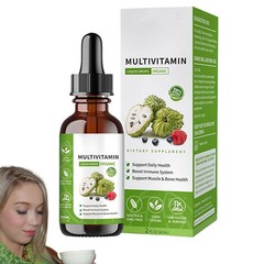 Pure Organic Soursop Extract, Tindedly Soursop Graviola Liquid Drops 60mL