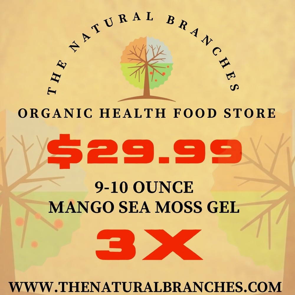 9-10oz – 3 Pack of Mango Sea Moss Gel