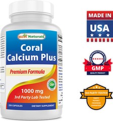Best Naturals Coral Calcium Plus 250 Capsules