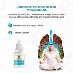 Maharishi Ayurveda Anu Taila 10 ml (Pack of 3) – Nasal Congestion Relief Oil