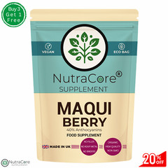 Maqui Berry Capsules 5500mg(40% Anthocyanins)Gut &Eye Support-100%Vegan &Natural