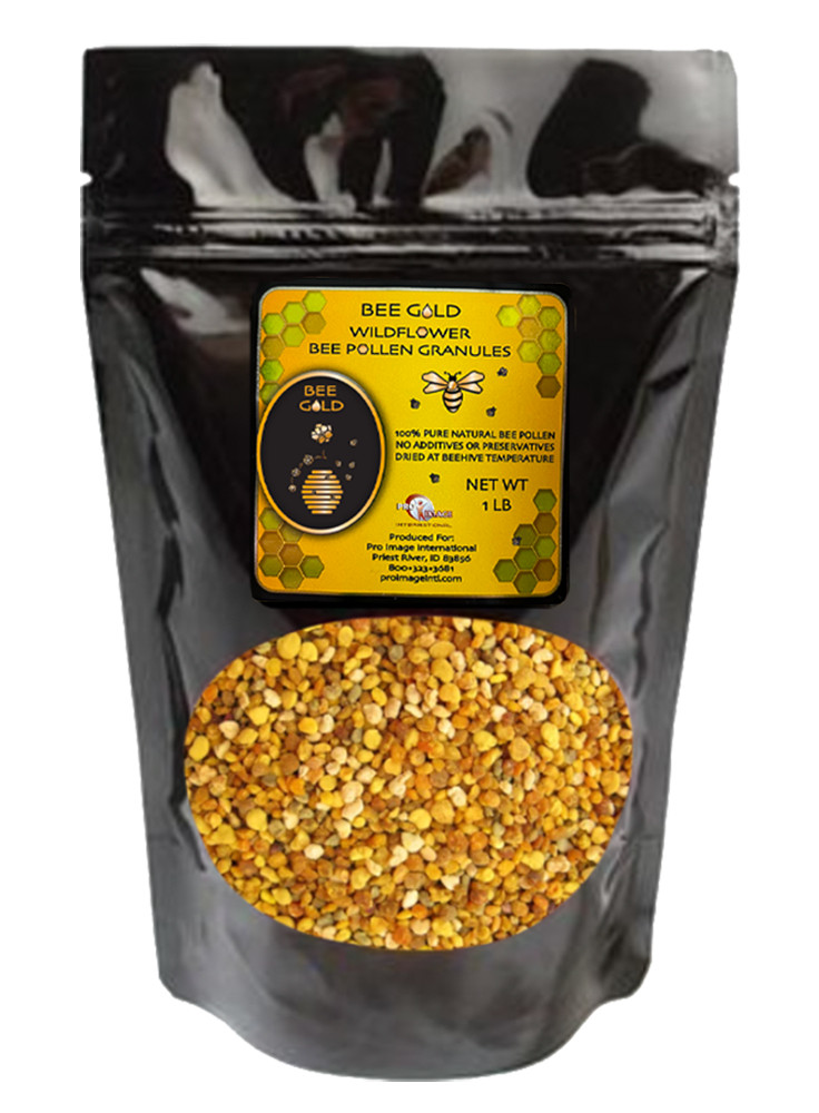 Bee Gold Wild Flower Bee Pollen Granules (1 lb) Formerly Prairie Sunshine