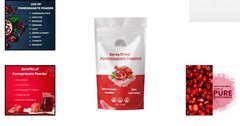 Caffeine-Free 114g Pomegranate Juice Powder – Gluten-Free, Healthy & Delicious