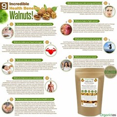 Walnut Kernel Powder Organic Premium Quality, Antioxidant Heart Immunity Bones