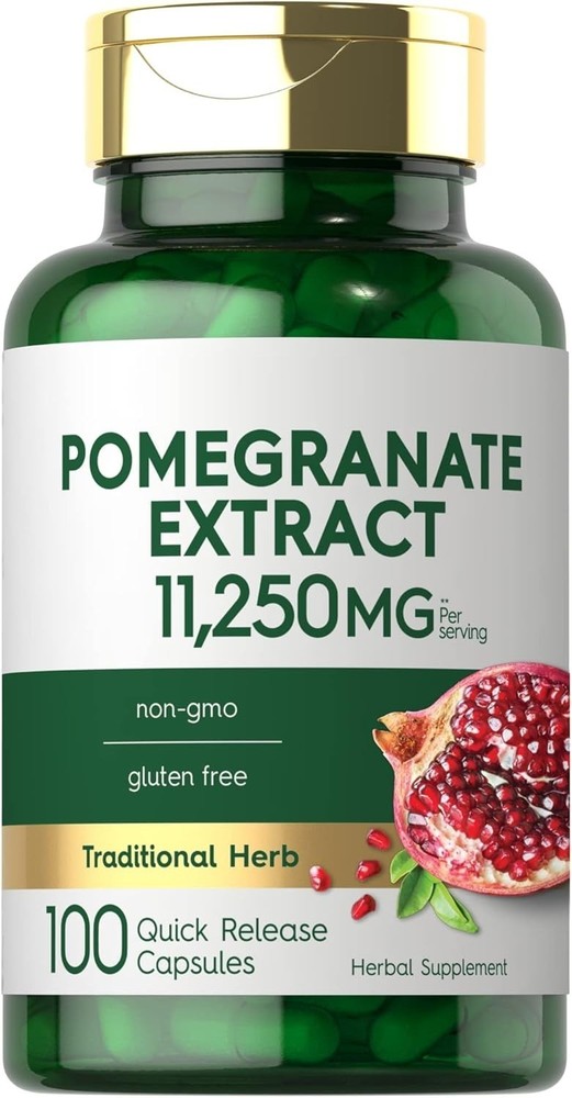 Cápsulas Pomegranate Extract Para antioxidantes y un corazón sano 100 Ct