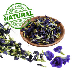 Butterfly Pea Flower Premium Dried Organic Floral Herb Natural Non-GMO 1 OZ Bag