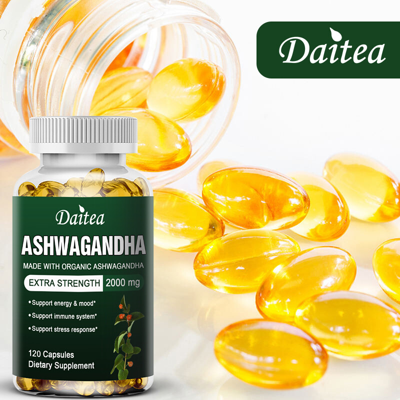 Ashwagandha Caps 2000mg-Supports Energy, Reduces Anxiety, Relaxation,Supplement