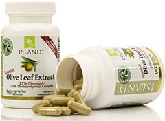 OLIVE LEAF Extract Capsules Real European Super Strength 90ct Island Nutrition