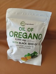 Oil of Oregano 6000mg Black Seed Oil Softgel Vegan Herbal Supplement