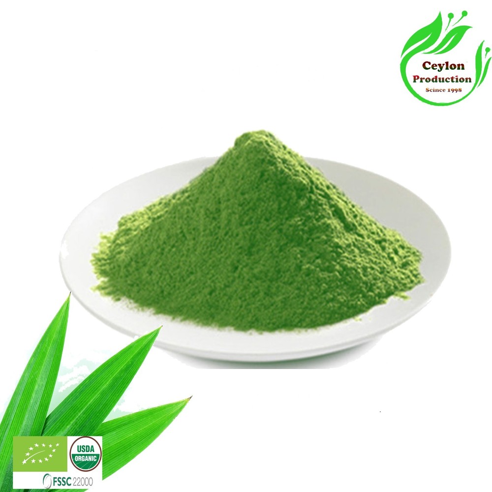 Pandan Leaves ground powder Dried Organic Pandanus amaryllifolius Screwpine herb