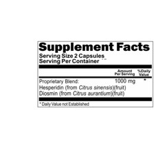 Hesperidin Diosmin 50mg/450mg 5X180 Caps by Vitamins Because 1000mg per 2 Caps