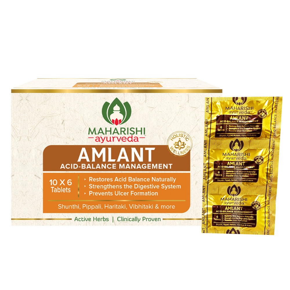 2 x 60 Tablets Maharishi Ayurveda Amlant Ayurvedic Herbal Product tablet