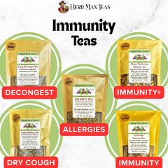 IMMUNE TEA -proven Immune formula to never get a cold by mater herbalist -3 oz.