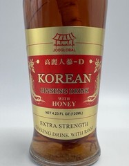 Korean Ginseng Drink Root in Bottle with Honey 4.23 FL. Oz Each – 10 PACK