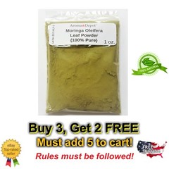 1 oz. Moringa oleifera Leaf Powder 100% Pure Natural Raw Hoja de Moringa