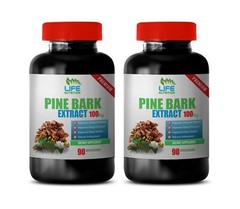 immune support vitamins – PINE BARK EXTRACT – brain body diet 2 BOTTLE