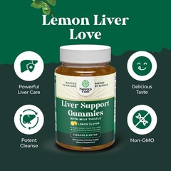 Natures Craft Cleansing Herbal Liver Detox Gummies 60 Count (Pack of 1)