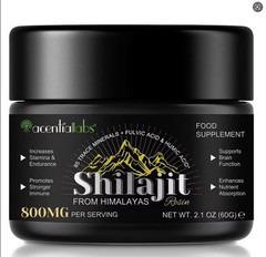 Pure 100% Himalayan Shilajit, Soft Resin, Organic, Extremely Potent Fulvic Acid