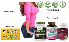 BIG BOOTY & FLAT TUMMY Pills, curves & shape Aguaje Black Maca ORGANIC VITAMINS
