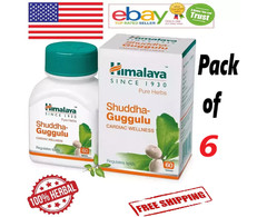 6X Shuddha Guggulu Himalaya 360 Tabs With Long Expiry & Free Shipping