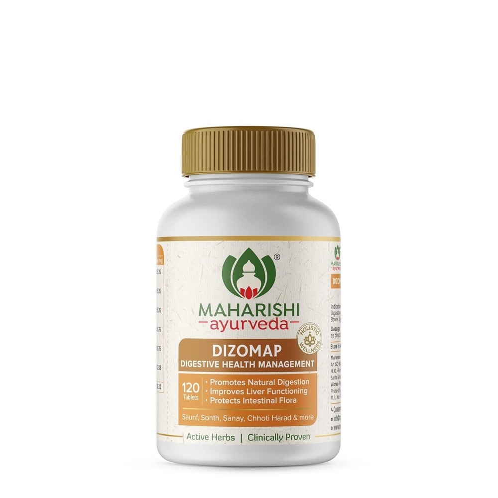 Maharishi Ayurveda Dizomap for Healthy Digestion 120 Tabs FREE SHIP