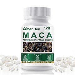 Maca Root Capsules 10000mg, Peruvian Maca Extract for Men & Women 360 Capsules