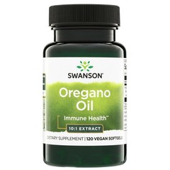Swanson Oregano Oil 10:1 Extract Digestive and 120 Count (Pack of 1)