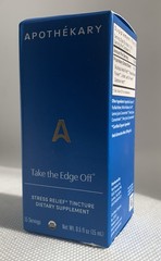 Apothèkary Take the Edge Off Stress Relief Drops 15mL Exp 8/28 SEALED BOX