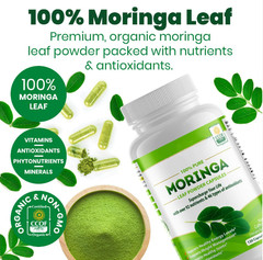 1X By Pura Vida Moringa | natural Moringa Powder Moringa Capsules | Natural
