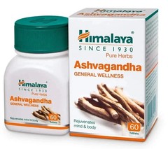 3X Himalaya Ashwagandha Ashvagandha General Wellness3*60 = 180 TABS