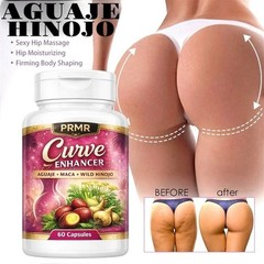 Bigger Glutes & Flat Belly – Aguaje Curvy Fruit + Black Maca + Fenugreek-60 Ct.