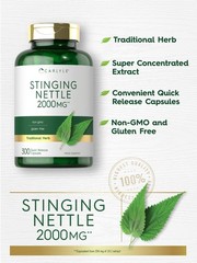 Stinging Nettle Leaf Extract 2000mg | 300 Capsules | by Carlyle