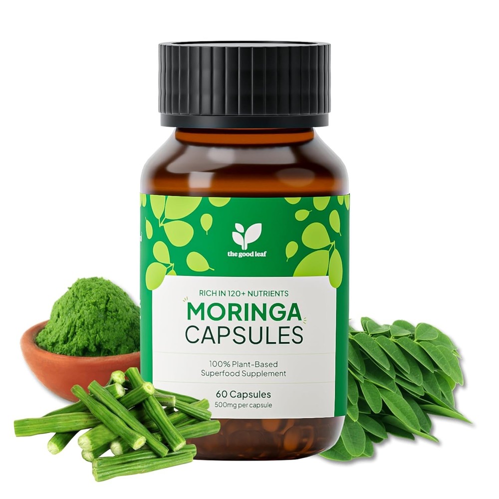 The Good Leaf Moringa Capsules, 60 Capsules