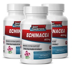 Echinacea Plants – Echinacea 400mg – Immune System Recovery Capsules 3B