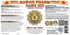 Dang Gui, Angelica (Angelica Sinensis) Tincture. Hawaii Pharm.
