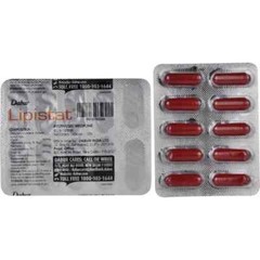 Dabur Lipistat Capsules (50caps) Cholesterol Reduction Herbal Ayurvedic